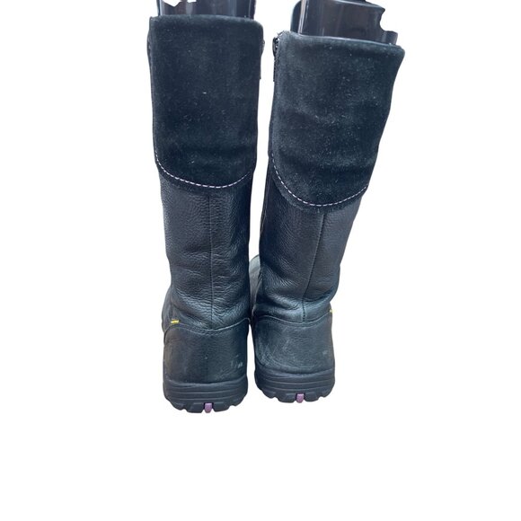Keen Womans Black Leather Suede Waterproof Winter Boots Sz 4 SKU 9579 - Picture 13 of 16